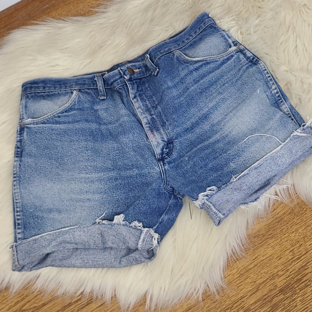 Vintage rustler jeans cutoff shorts size 40